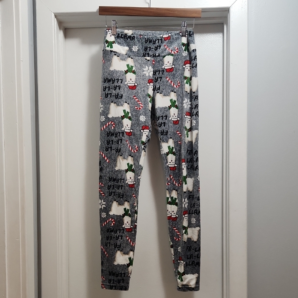 Kids Gray Snowman Print Leggings
